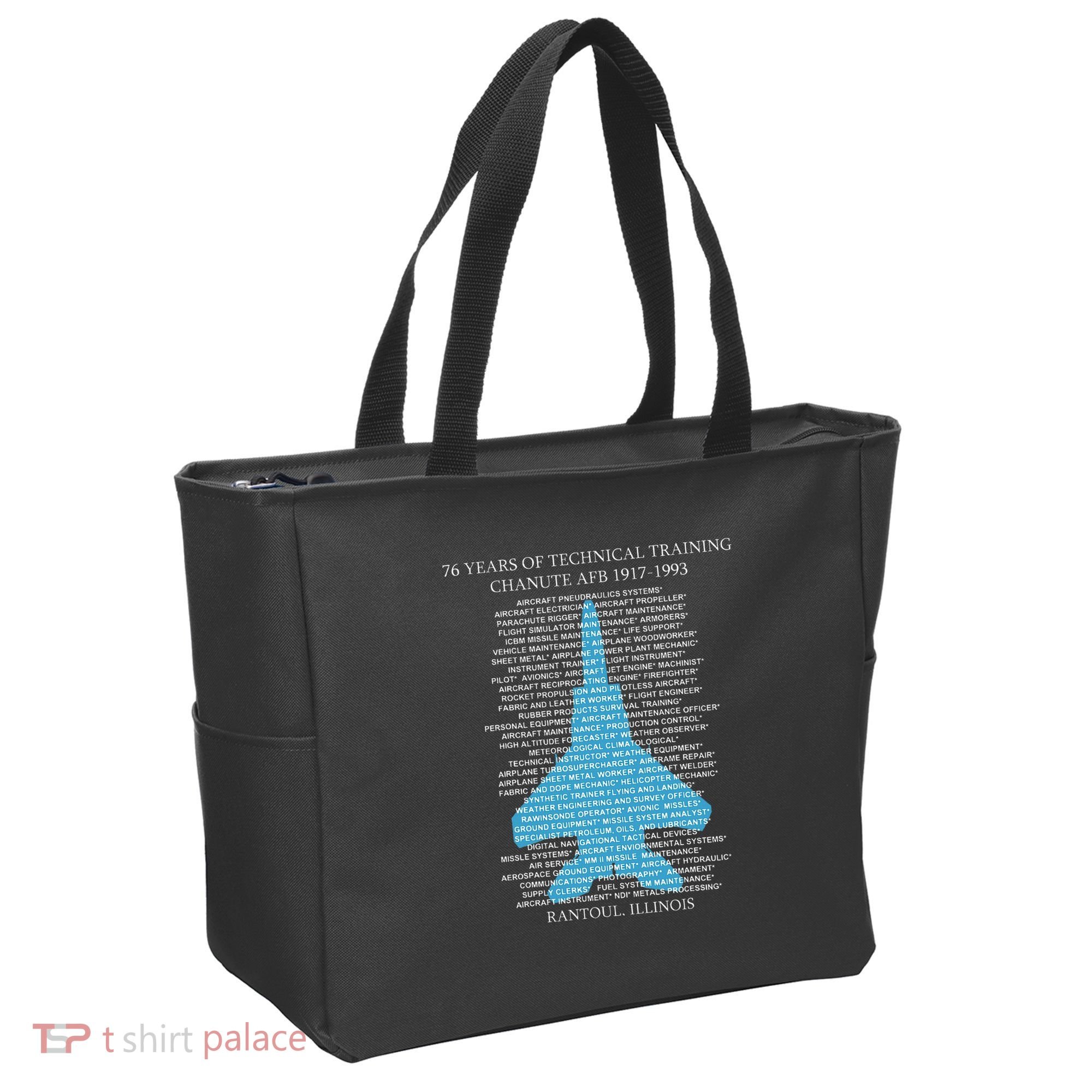 Chanute Afb F15 Eagletshirt Rantoul Illinois Tote Bag