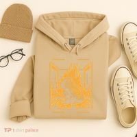 Capybara Amidst Flames This Is Fine Meme Art Hoodie thumb 4