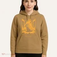 Capybara Amidst Flames This Is Fine Meme Art Hoodie thumb 5