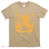 Capybara Amidst Flames This Is Fine Meme Art T-Shirt thumb 0