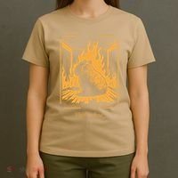 Capybara Amidst Flames This Is Fine Meme Art T-Shirt thumb 4