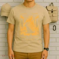 Capybara Amidst Flames This Is Fine Meme Art T-Shirt thumb 6