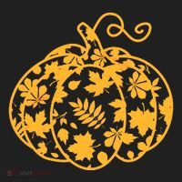 Cute Autumn Fall Leaves Pattern Pumpkin Beanie thumb 2