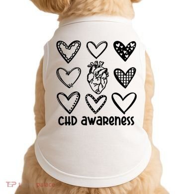 Chd Awareness For Heart Disease Month Awareness Doggie Tank