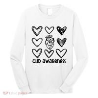Chd Awareness For Heart Disease Month Awareness Long Sleeve Shirt thumb 0