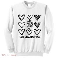 Chd Awareness For Heart Disease Month Awareness Sweatshirt thumb 0