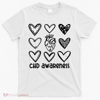 Chd Awareness For Heart Disease Month Awareness T-Shirt
