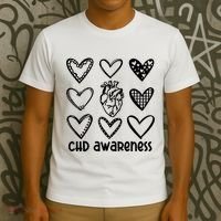 Chd Awareness For Heart Disease Month Awareness T-Shirt thumb 3