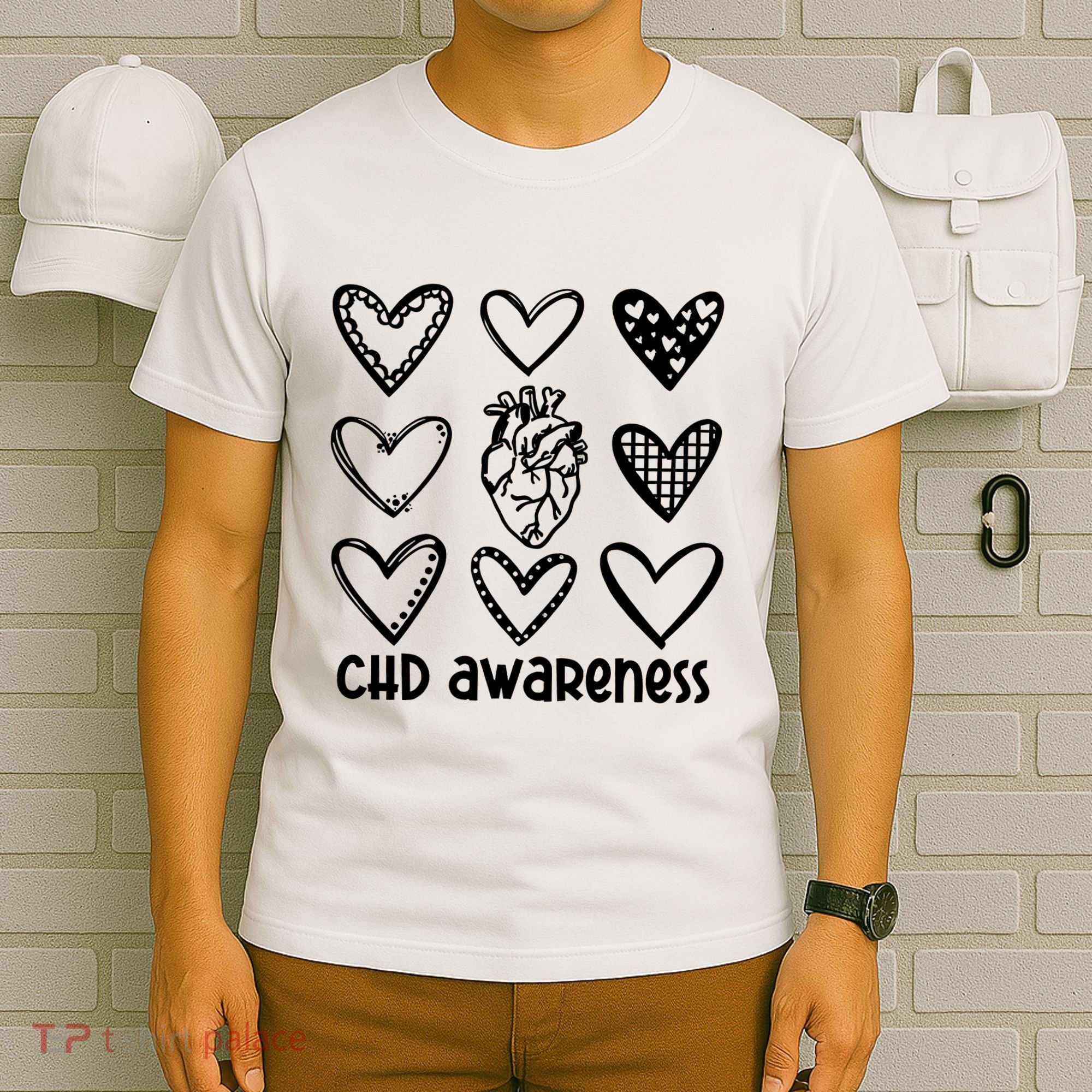 Chd Awareness For Heart Disease Month Awareness T-Shirt