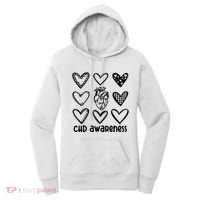 Chd Awareness For Heart Disease Month Awareness Women's Hoodie thumb 0