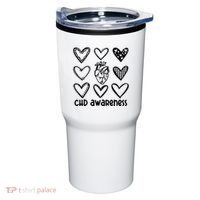 Chd Awareness For Heart Disease Month Awareness Tumbler thumb 0