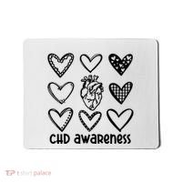 Chd Awareness For Heart Disease Month Awareness Mousepad thumb 0