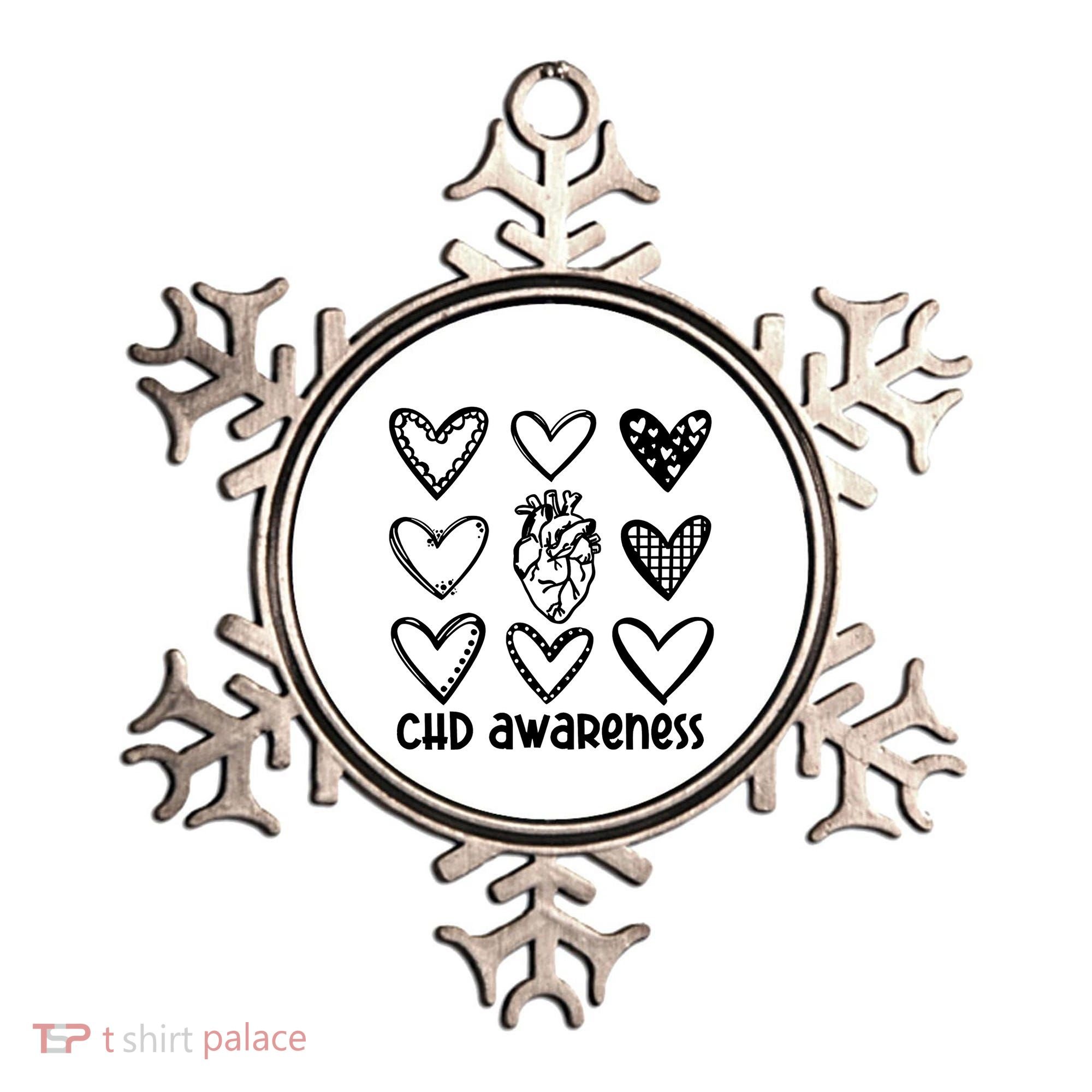 Chd Awareness For Heart Disease Month Awareness Ornament