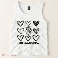 Chd Awareness For Heart Disease Month Awareness Tank Top thumb 2