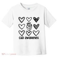 Chd Awareness For Heart Disease Month Awareness Toddler T-Shirt thumb 0