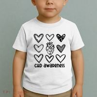 Chd Awareness For Heart Disease Month Awareness Toddler T-Shirt thumb 2