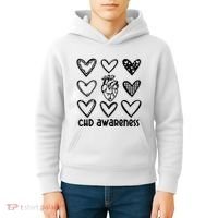 Chd Awareness For Heart Disease Month Awareness Kids Hoodie thumb 4