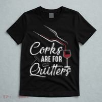 Corks Are For Quitters Funny Wine Drinking Team Festival T-Shirt thumb 5