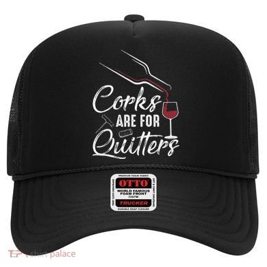 Corks Are For Quitters Funny Wine Drinking Team Festival Hat