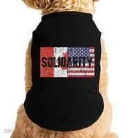 Canada America Flags Together In Solidarity Doggie Tank thumb 0