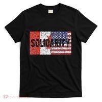 Canada America Flags Together In Solidarity T-Shirt thumb 0