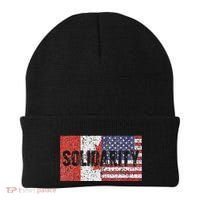 Canada America Flags Together In Solidarity Beanie thumb 0