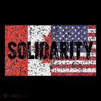 Canada America Flags Together In Solidarity Women's Hoodie thumb 2