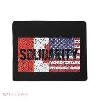 Canada America Flags Together In Solidarity Mousepad thumb 0