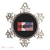 Canada America Flags Together In Solidarity Ornament thumb 0
