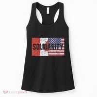 Canada America Flags Together In Solidarity Women's Tank Top thumb 0