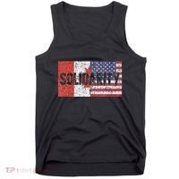 Canada America Flags Together In Solidarity Tank Top thumb 0