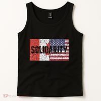 Canada America Flags Together In Solidarity Tank Top thumb 2