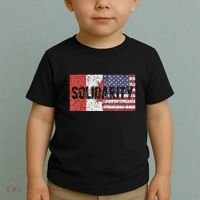 Canada America Flags Together In Solidarity Toddler T-Shirt thumb 2