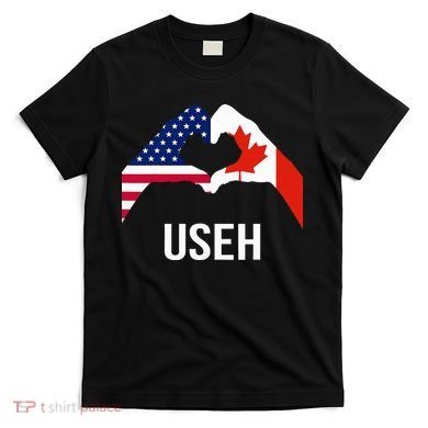 Canada American Flag Us Eh T-Shirt