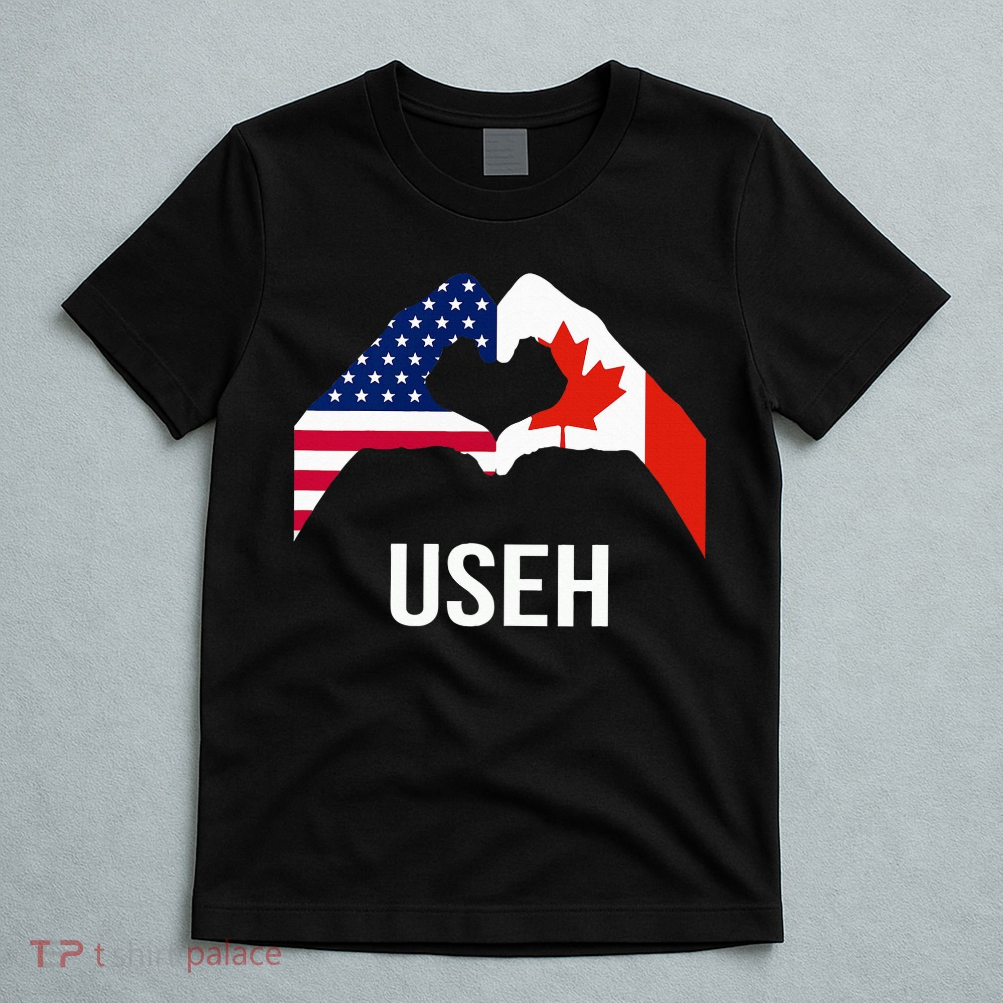 Canada American Flag Us Eh T-Shirt