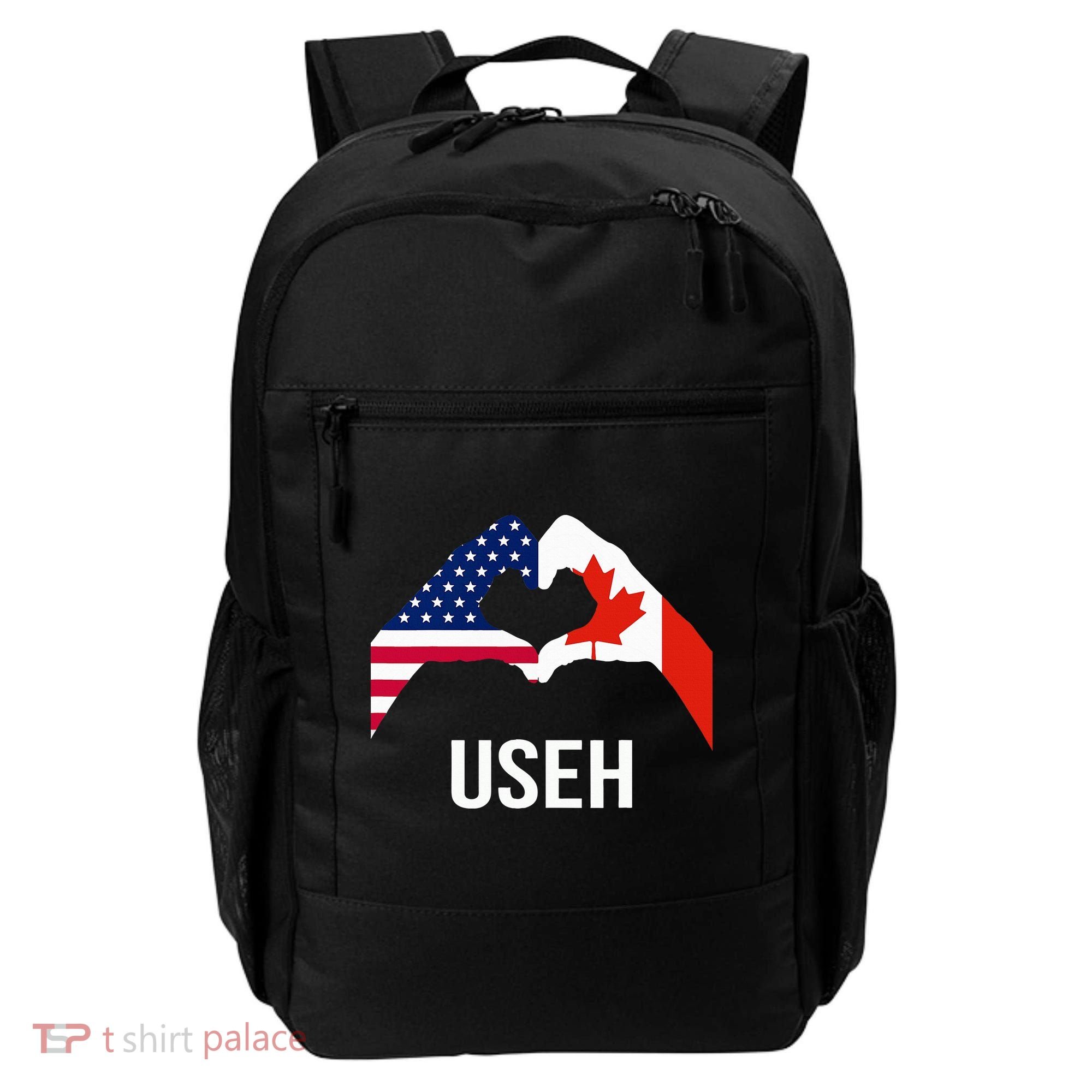 Canada American Flag Us Eh Backpack