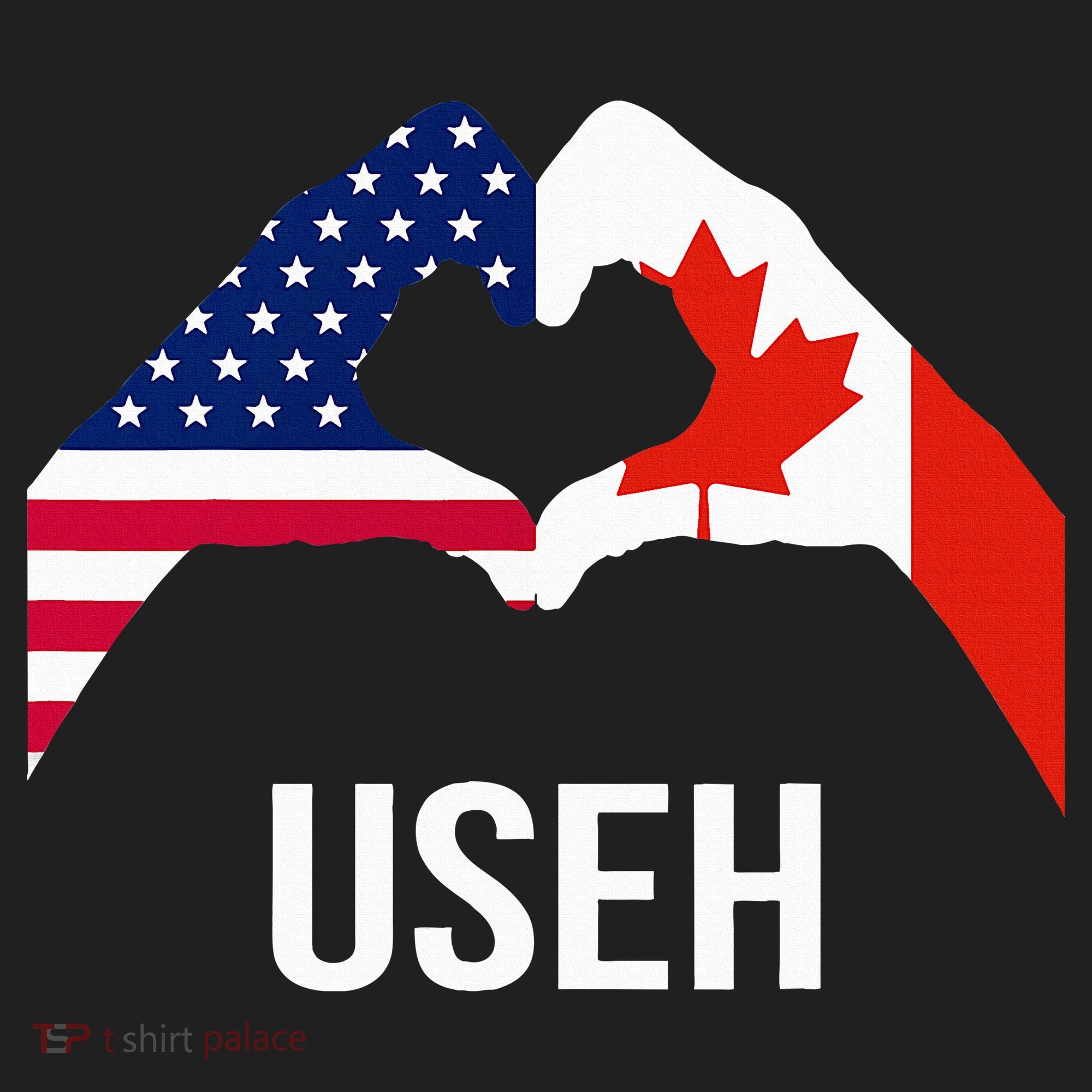 Canada American Flag Us Eh Beanie