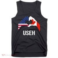 Canada American Flag Us Eh Tank Top thumb 0