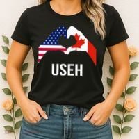 Canada American Flag Us Eh Women's T-Shirt thumb 2