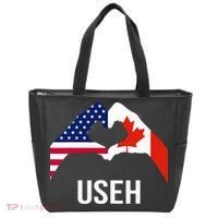 Canada American Flag Us Eh Tote Bag thumb 0