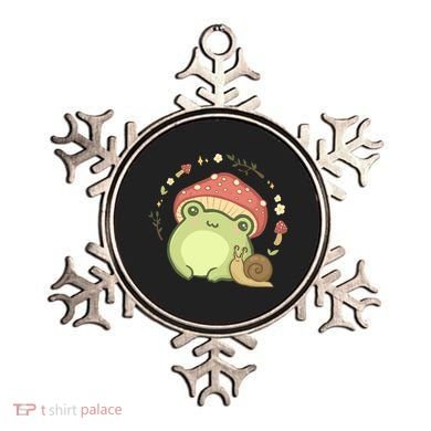 Cottagecore Aesthetic Frog Snail Cute Vintage Gift Ornament
