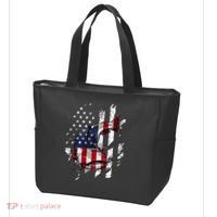 Catfishing American Flag Catfish Angler Fisherman Tote Bag thumb 3