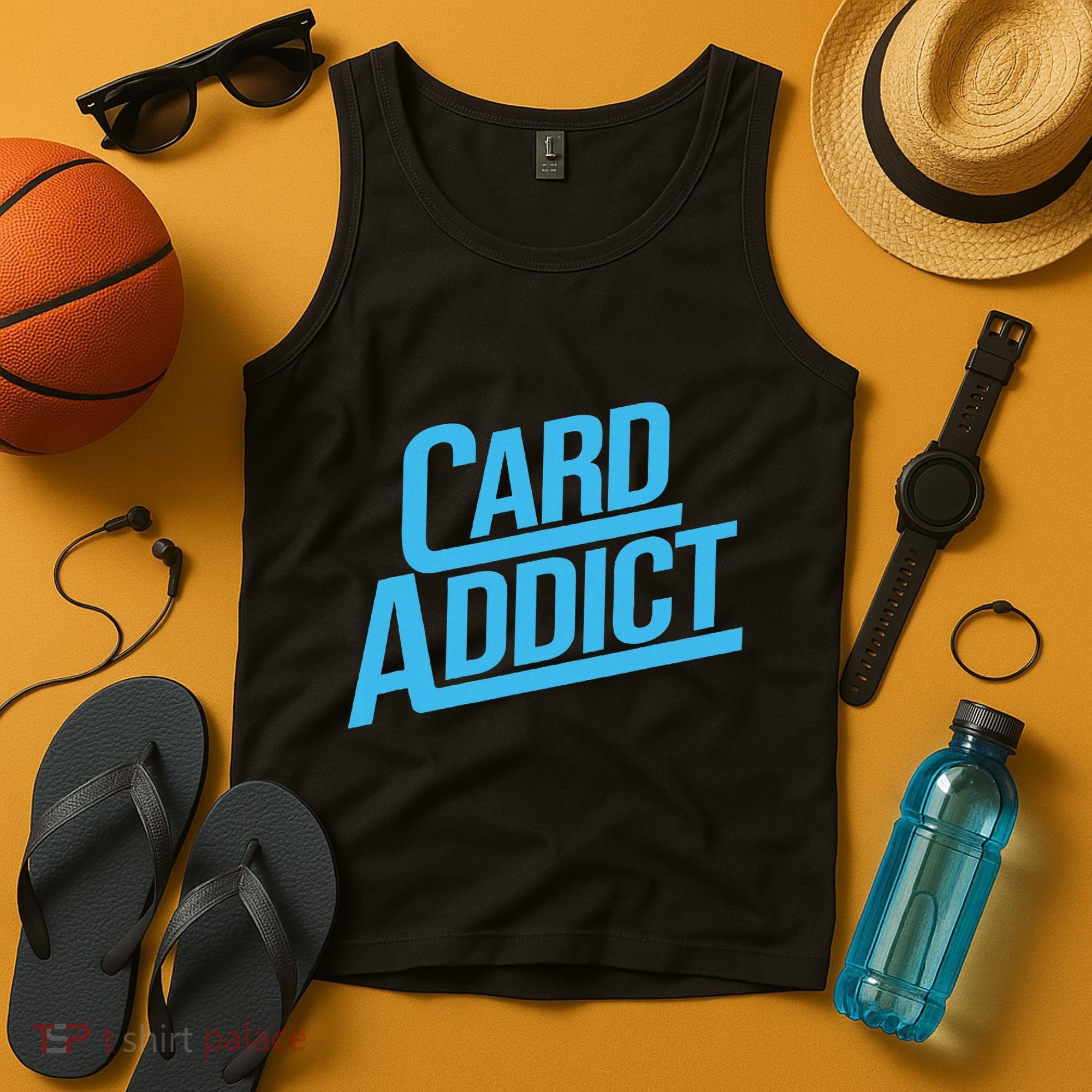 Card Addict Funny Baseball Card Collector Trading Cards Tank Top
