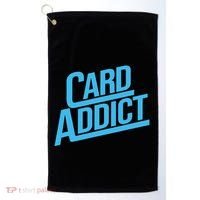 Card Addict Funny Baseball Card Collector Trading Cards Golf Towel thumb 0