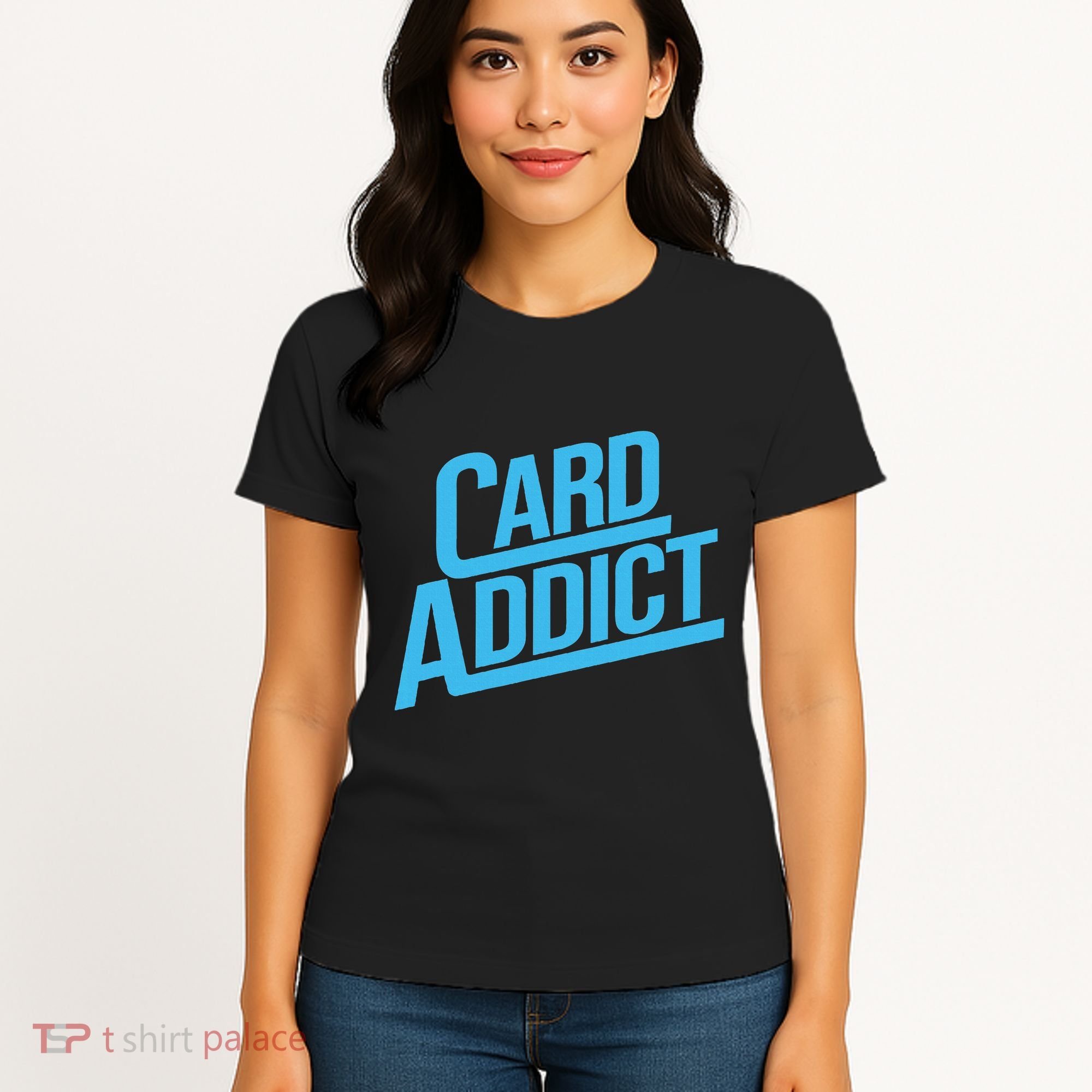 Card Addict Funny Baseball Card Collector Trading Cards Women's T-Shirt