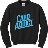 Card Addict Funny Baseball Card Collector Trading Cards Kids Sweatshirt thumb 0