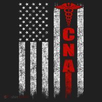 Cna American Flag Patriotic Pride Nurse Gift Beanie thumb 2