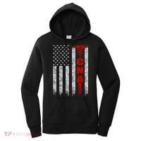 Cna American Flag Patriotic Pride Nurse Gift Women's Hoodie thumb 0