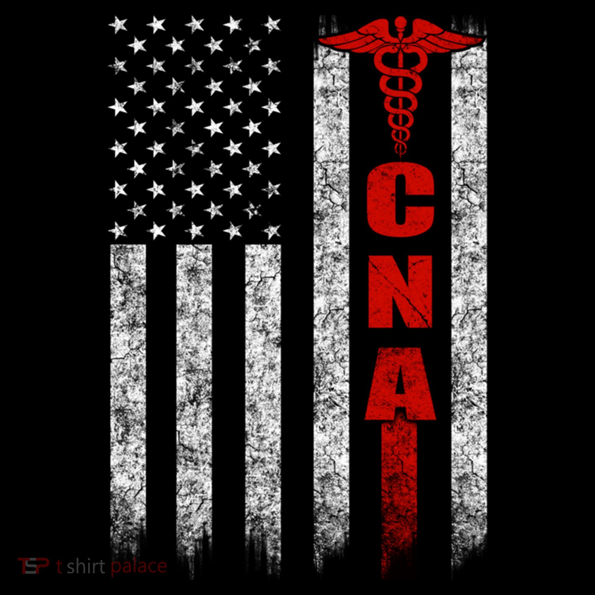 Cna American Flag Patriotic Pride Nurse Gift Women's Hoodie