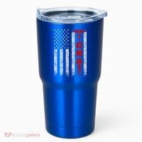 Cna American Flag Patriotic Pride Nurse Gift Tumbler thumb 0